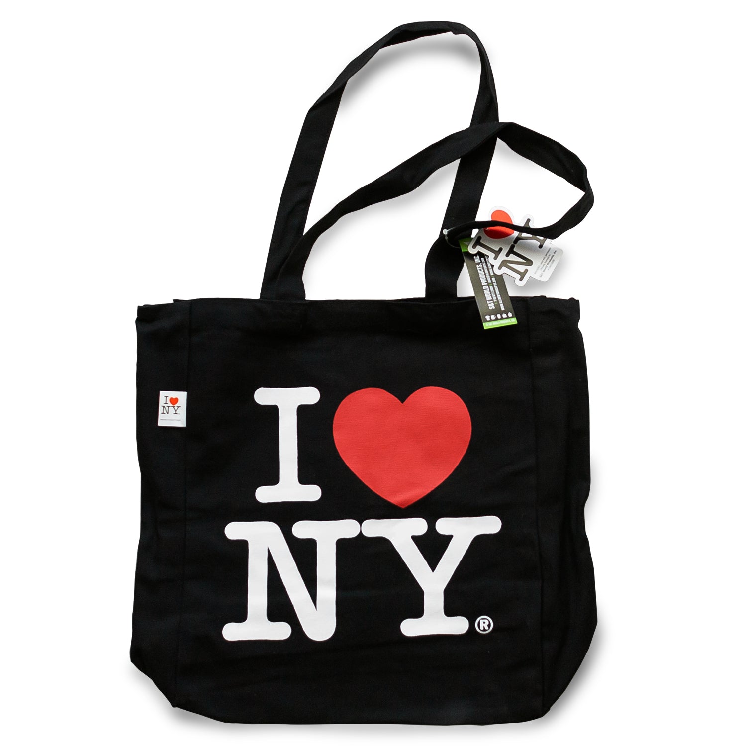 【アメリカお土産】アイ・ラブ・ニューヨーク I Love NY ブラック・ホワイト トートバッグ オフィシャルライセンス 送料無料