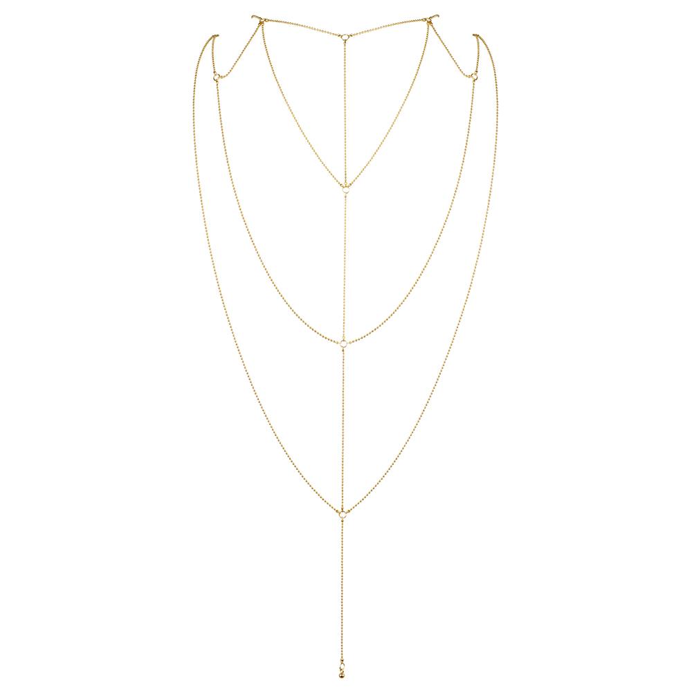 Magnifique Back and Cleavage Chain Gold