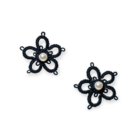 Magnolia Tatted Pierce Black