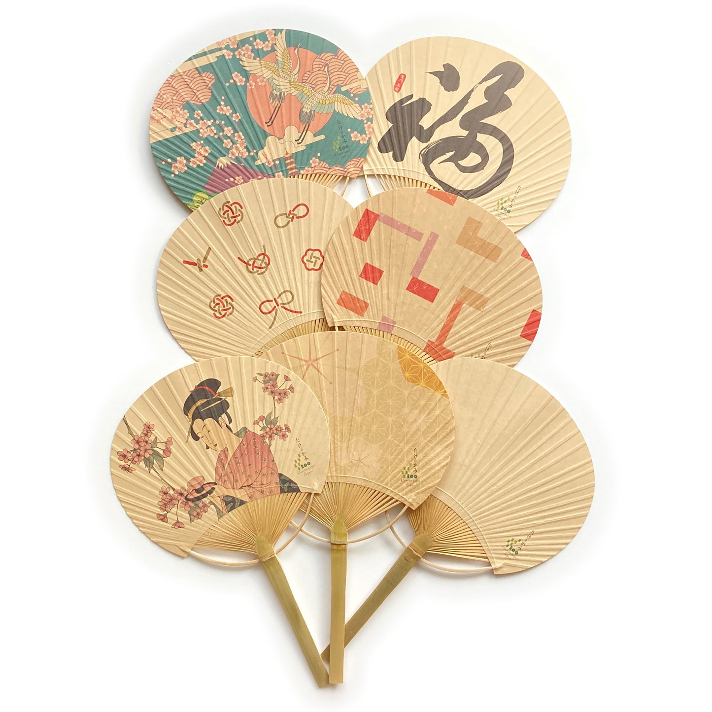 Bamboo Paper Hand Fan
