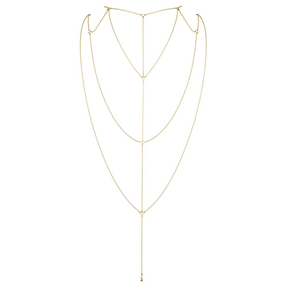Magnifique Back and Cleavage Chain Gold