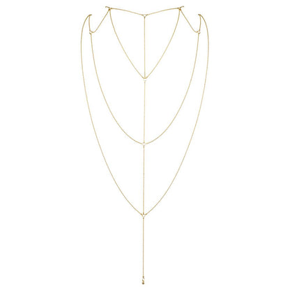 Magnifique Back and Cleavage Chain Gold